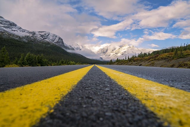 road showing clear direction