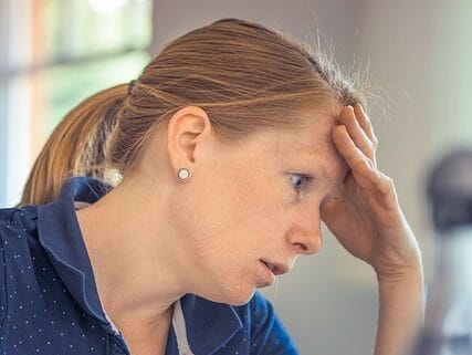 Stressed and angry women